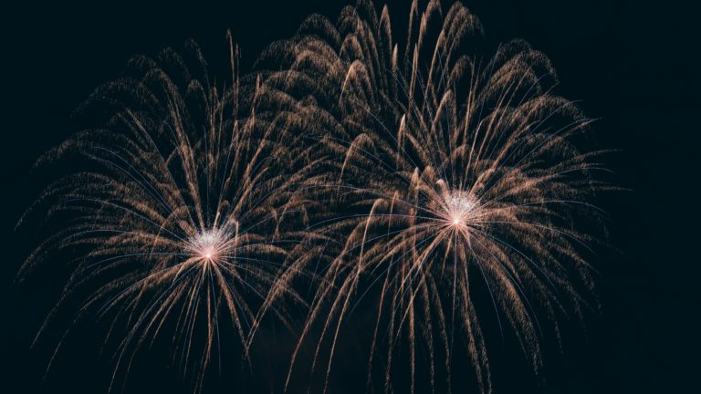 time-lapse photography of fireworks