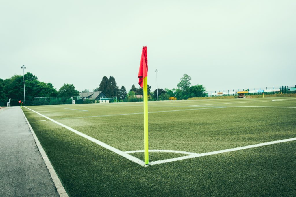 empty green stadium