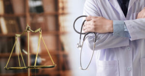 law concept Judge law medical Pharmacy compliance Health care business rules.